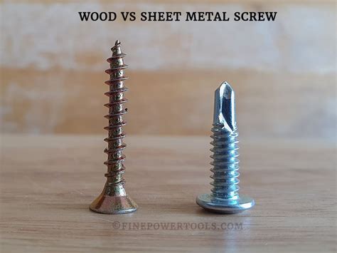 can you use sheet metal screws on wood|metal fasteners for wood construction.